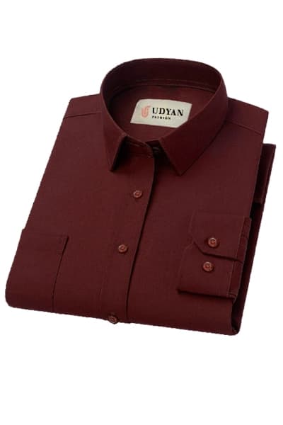 PREMIUM QUALITY SOLID COLOR RED SHIRT