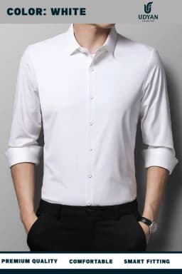 ANTI WRINKLE SHIRT BLACK COLOR