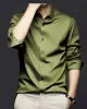 ANTI WRINKLE SHIRT OLIVE COLOR